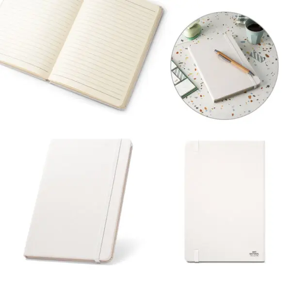 21139-Caderno A5 em PET reciclado com tratamento antibacteriano