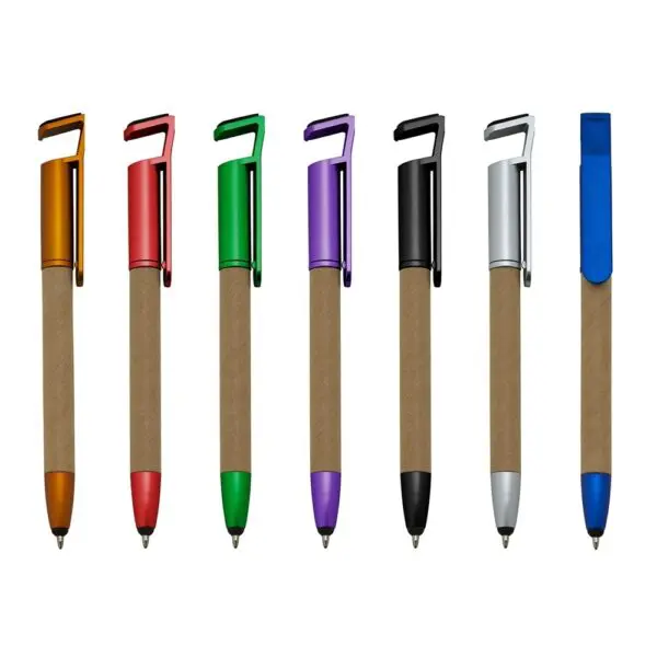 15023-Caneta Ecológica Touch com Suporte