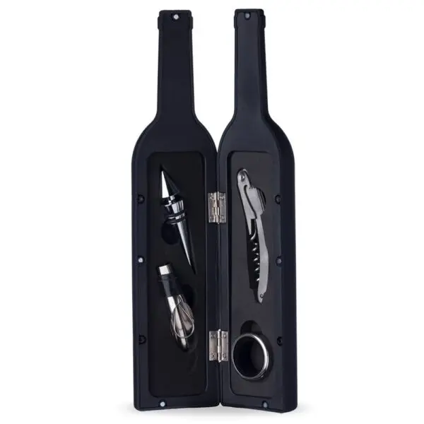 86002-Kit Abridor de Vinho 4 peças