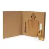83028-Kit queijo 3 peças em estojo kraft - Imagem 4