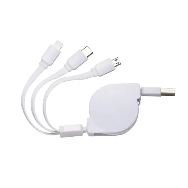 47140 - Cabo USB Retrátil 3 em 1
