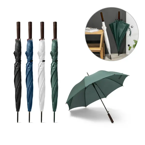 53057-Guarda-chuva em 100% poliéster reciclado