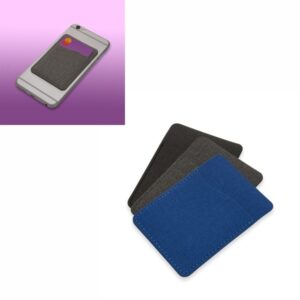 24025-Porta Cartões de Celular Adesivo em Poliéster