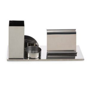 26011-Kit escritório 4 em 1 em inox
