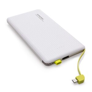 46033-Power Bank Plástico Tipo Pineng com Indicador Led