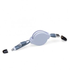 47053-Cabo de Dados Retrátil 2 em 1