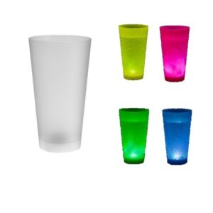 71142-Copo Eko Led multicolor 500 ml