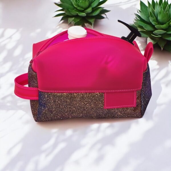 BC9101-Necessaire Maquiagem Glitter Furta com Columbia