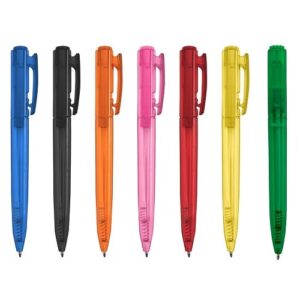 10134-Caneta Plástica Translúcida