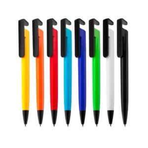10169-Caneta Esferográfica com suporte para Celular