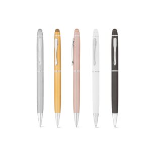 13058-Esferográfica em metal com ponteira touch