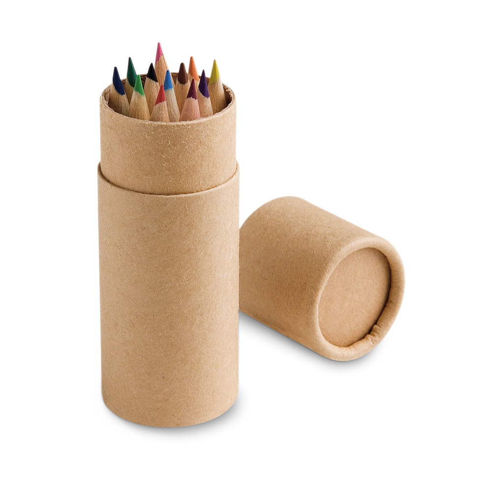 14053-Caixa com 12 lápis de cor