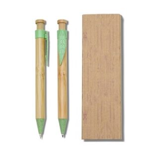 15020-Conjunto Caneta e Lapiseira Bambu