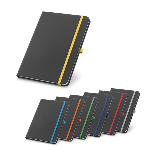 20105-Caderno A5 sintetico, capa dura