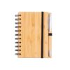 21105-Caderno de anotações capa de bambu 14x9