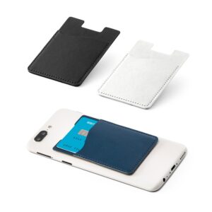 24033-Porta cartões em PU. Bloqueio RFID.