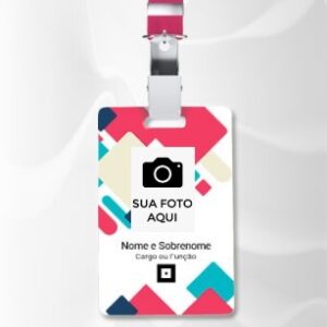 25041-Porta crachá para funcionário