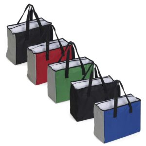 93065-Sacola Poliéster 25L com Bolso Térmico