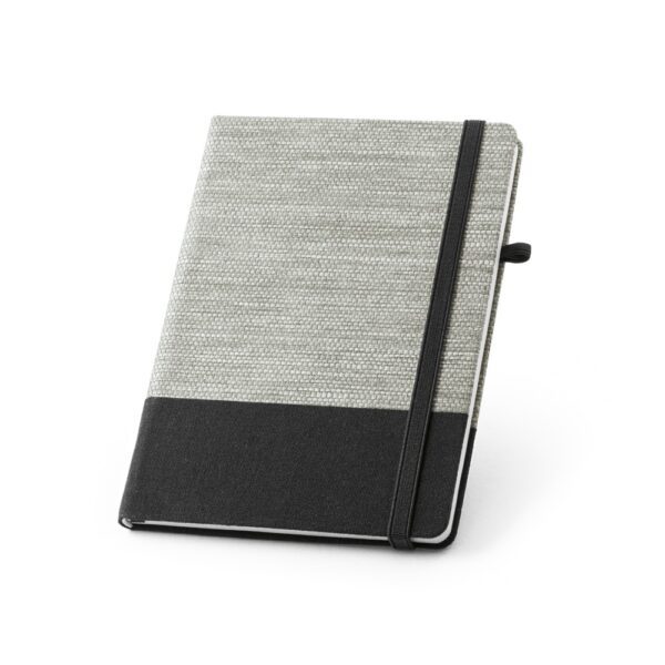 21060-Caderno capa Dura em Palha e Algodão 15x21 - Imagem 4