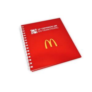 21076-Caderno Capa Dura Wire-o 18,5 x21,5 cm