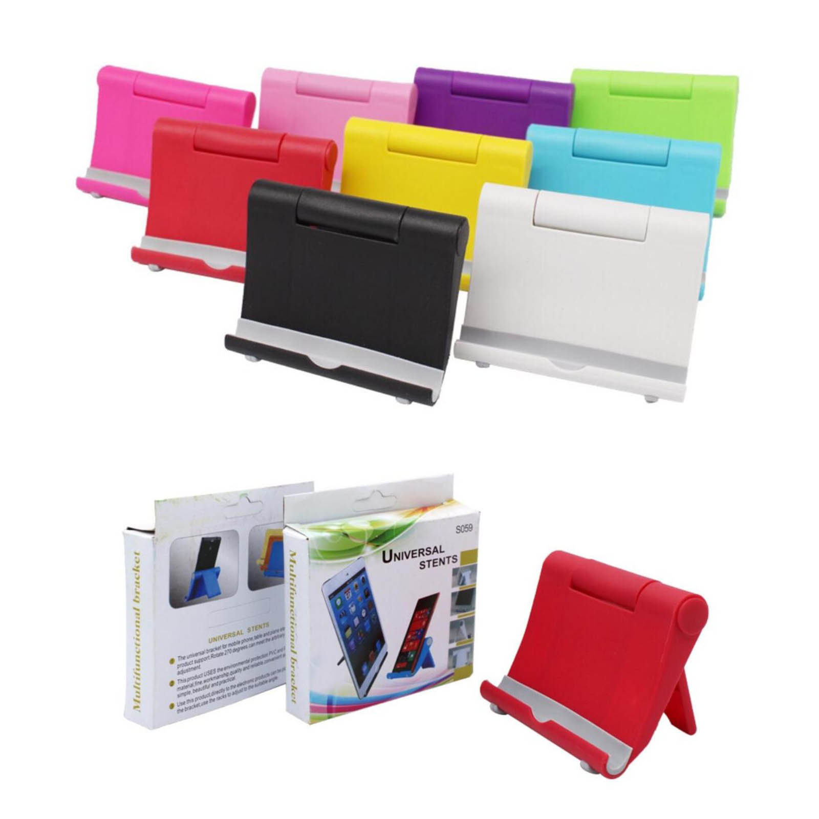 26066-Suporte Celular Tablet Mesa Escritório Plástico Universal