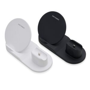 47098-Estação de Carregamento 3 em 1 para celular, smartwatch e fones tipo airpods