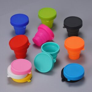 71197-Copo Retrátil de Silicone 150ml Livre de bpa
