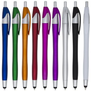 13020-Caneta plástica com ponteira touch