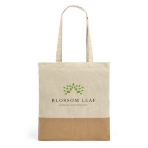 95086-Sacola 100% algodão com detalhe e Juta