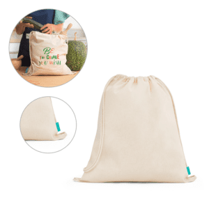 95114-Sacola tipo Mochila em Algodão
