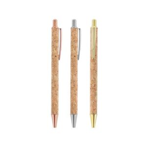 15055-Caneta de Metal e Cortiça