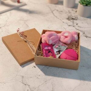 32081-Kit skin care faixa de laço com flores secas