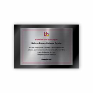 59315-Placa de Metal 14,85cm x 10,5cm