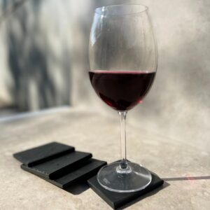 89363-Porta Copos Quadrado em Ardósia