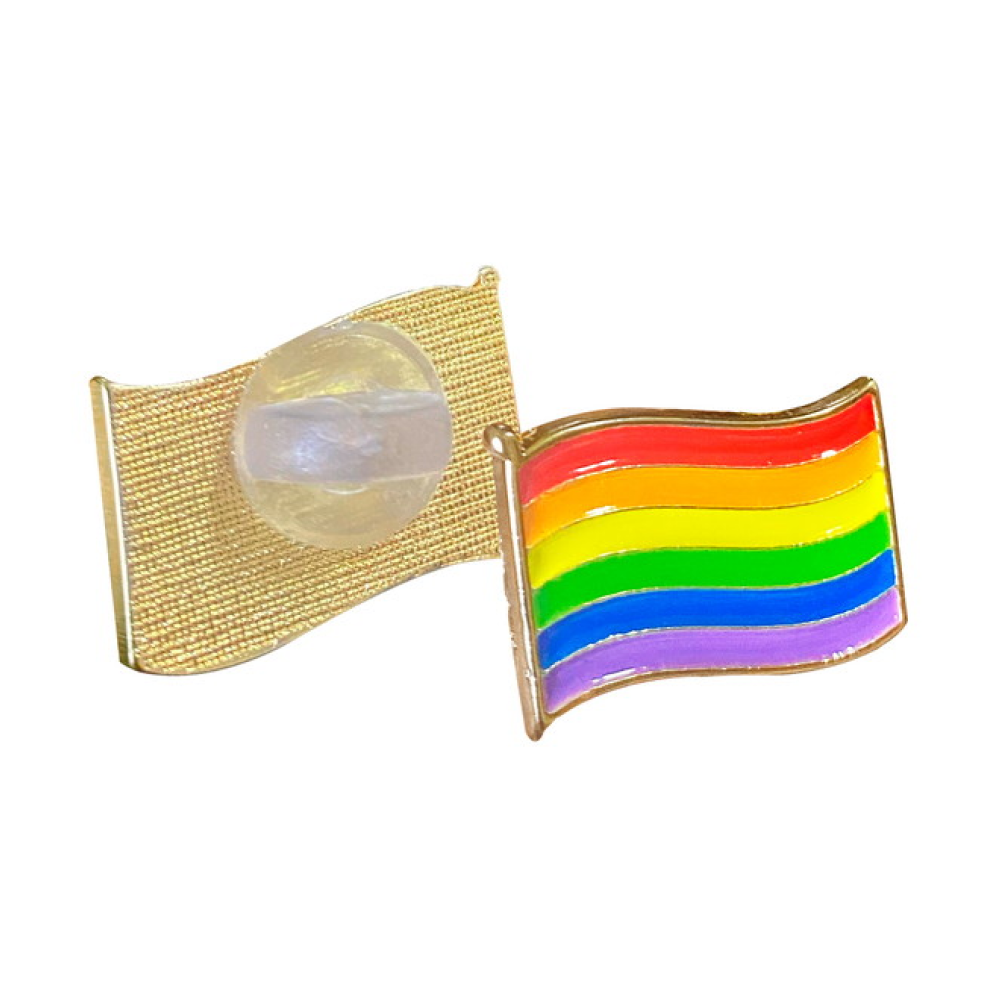 25262-Pin Bandeira LGBT em Baixo Relevo