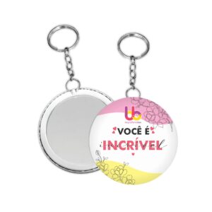 59294-Botton Espelho Chaveiro