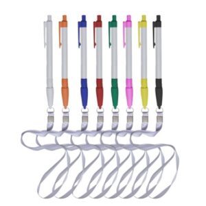 10176-Caneta Plástica com Cordão