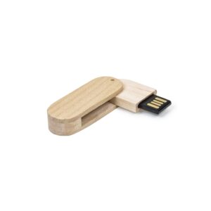 45035-Pen Drive Bambu Giratório 4GB/8GB/16GB/32GB