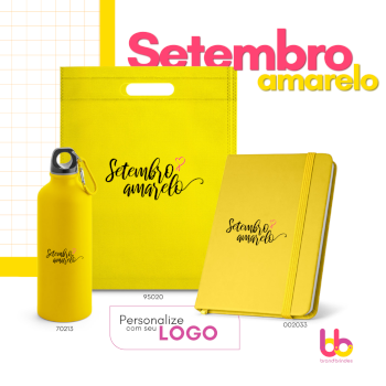 Brindes Personalizados: Setembro Amarelo conscientização e valorização da vida