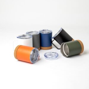 71621-Caneca Térmica com Cortiça de 400ml