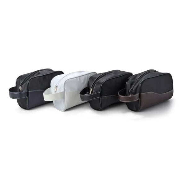 91072-Nécessaire de Couro Sintético e Nylon