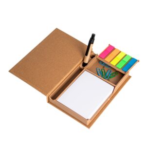 22080-Bloco de Anotação com Autoadesivos e Caneta