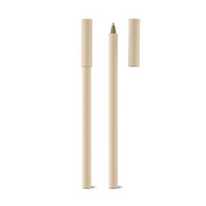 15043-Esferográfica com tampa em papel kraft