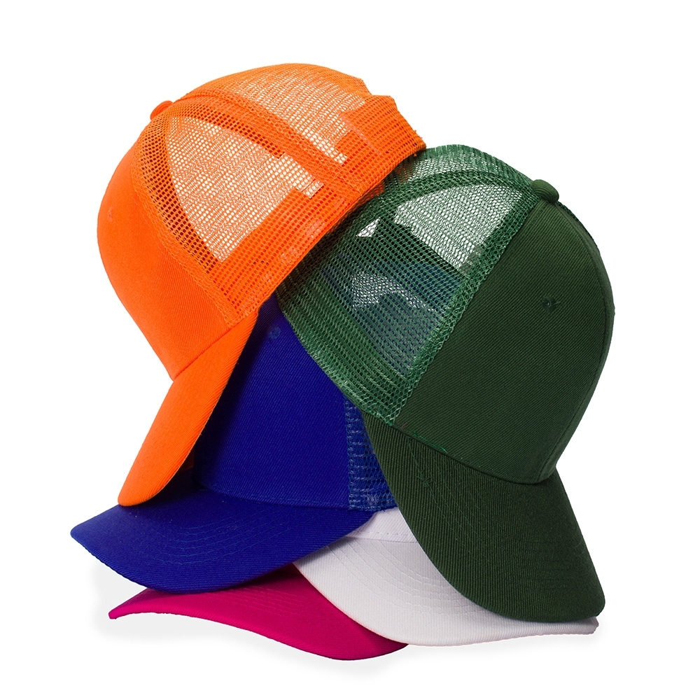 54710-Boné Poliéster Aba Curva com Tela