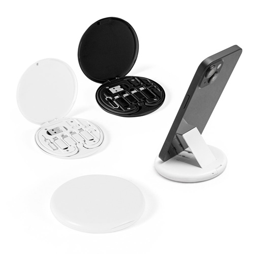 47190-Conjunto cabo e adaptadores de carregamento super-rápido em ABS