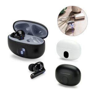 41114- Fones de ouvido wireless em ABS 100% reciclado e autonomia de 4h