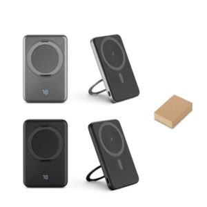 46122- Bateria portátil magnética em ABS 100% reciclado com suporte