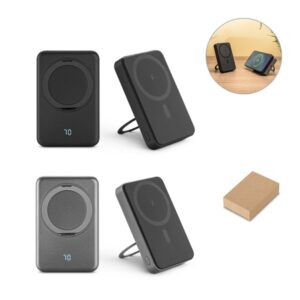 46123- Bateria portátil magnética em ABS 100% reciclado com suporte
