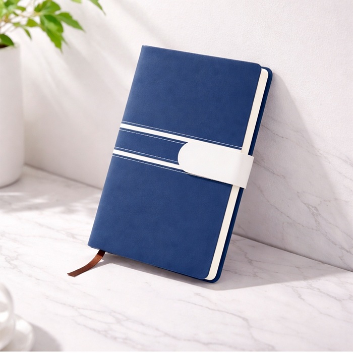 20304-Caderneta Couro Sintético