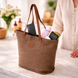 95442-Bolsa Palha Trançada